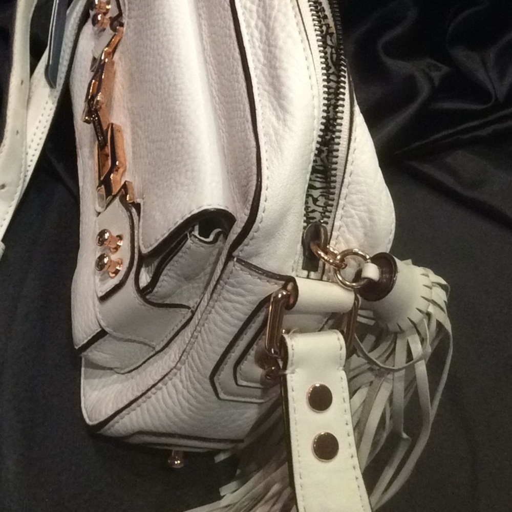 Rebecca Minkoff “Carson” white long shoulder bag - Picture 6 of 8